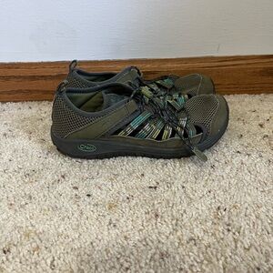 Green Girls Chaco Sandals